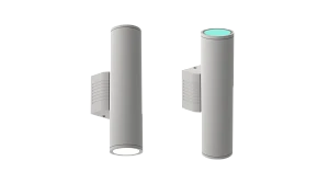 Opus Sconce Grey, White Down, RGBW Up